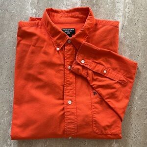 *SOLD* RL Orange Button-Down Shirt